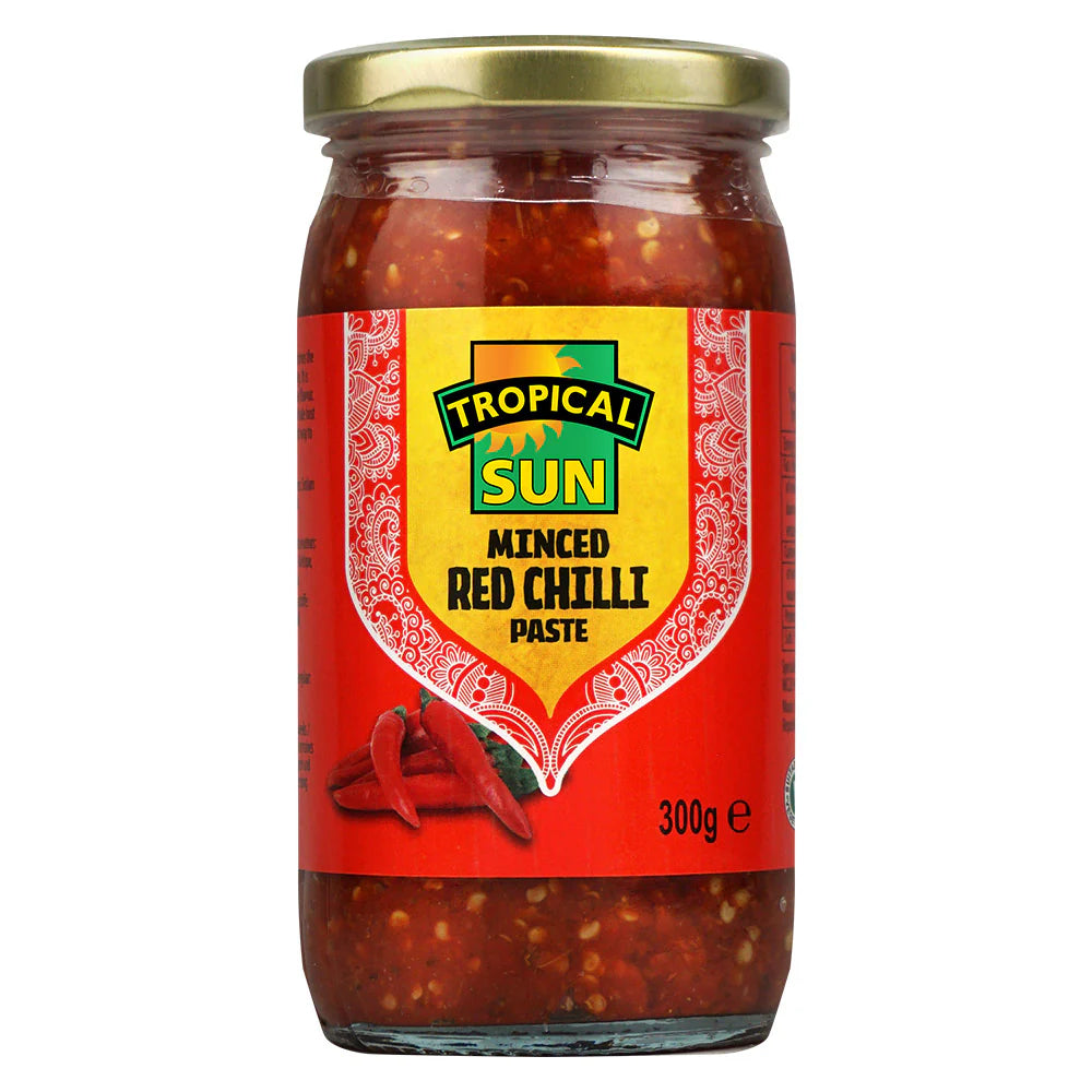 2 x Tropical Sun Minced Red Chilli Paste 300g