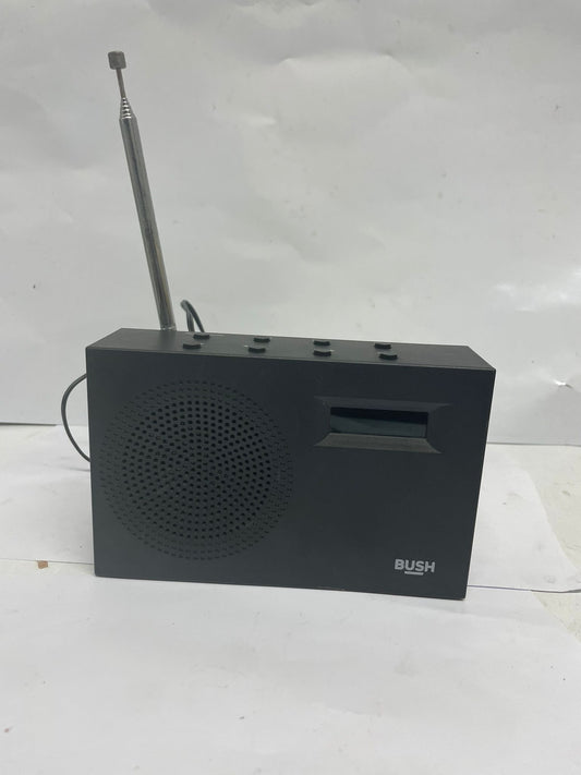 Bush BD-1709 Portable DAB/FM Digital Radio Black With Power Adapter