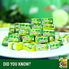 Nigeria Knorr Chicken Seasoning Cubes- 2 packets of 8g X 45 each Net weight 360g