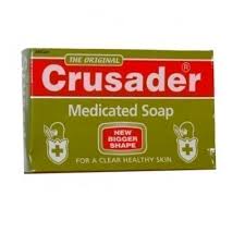 12x Crusader Safety Bath Soap 2.85oz for Clear Healthy Skin – (80g Each)