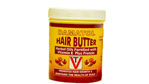 Damatol Hair Butter - 110g – Herbal Oils with Vitamin E & Protein for Hair Growth & Scalp Care