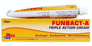 6 x Funbact-A Triple Action Cream (30g) Each