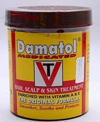 Damatol Medicated Hair, Scalp & Skin Treatment 110g – Original Formula with Vitamin A & E