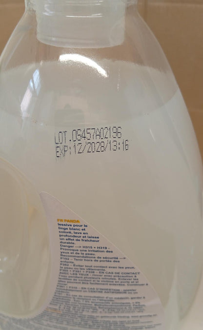 2x Panda Marseille Liquid Laundry Detergent 3L Family Pack