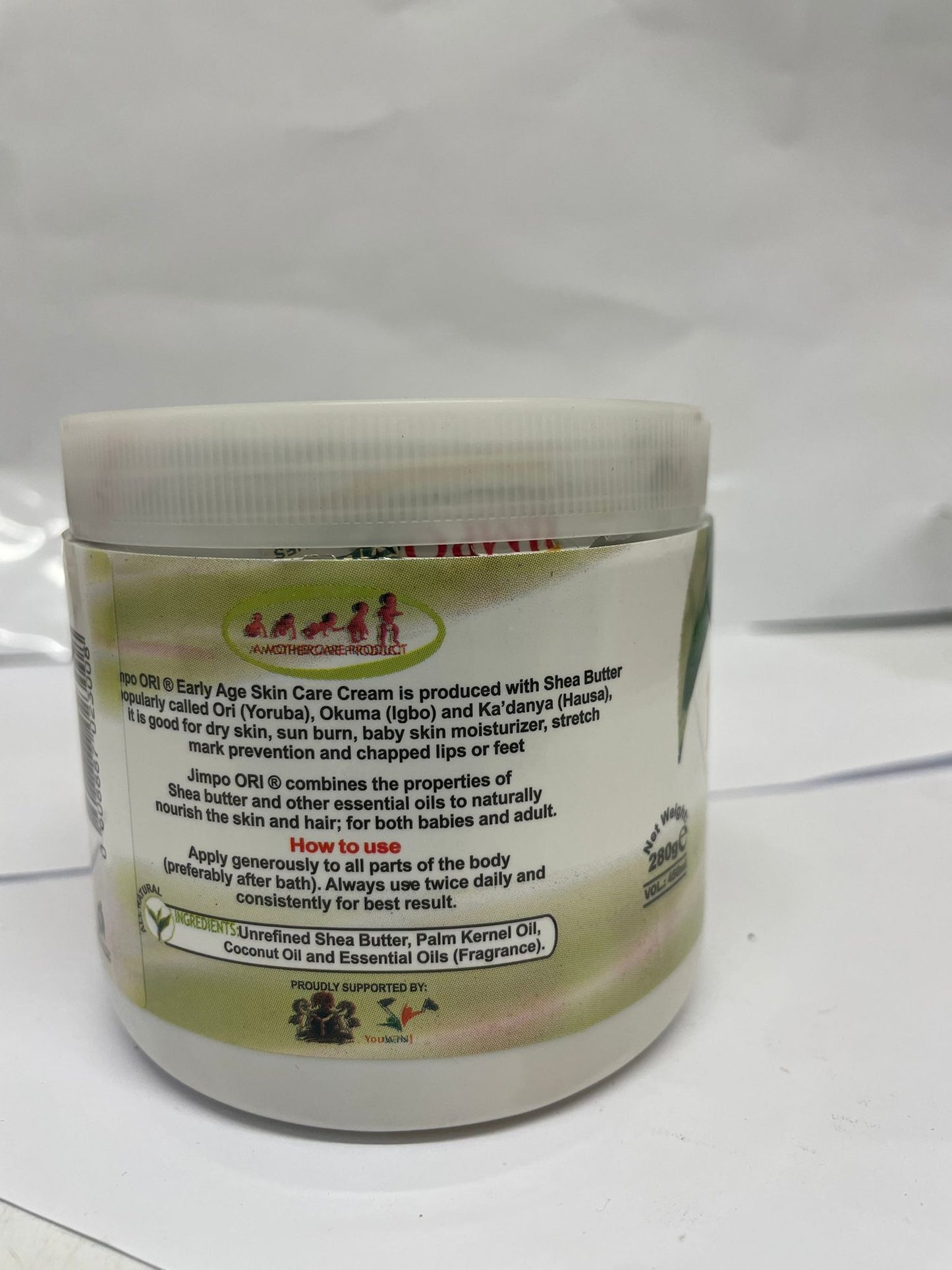 x Jimpo- ori, Shea butter, early age skin care cream, 280g