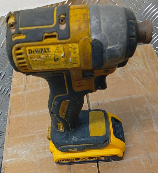 DeWalt 18V XR Brushless Impact Driver With 2.0Ah Battery Bare Unit