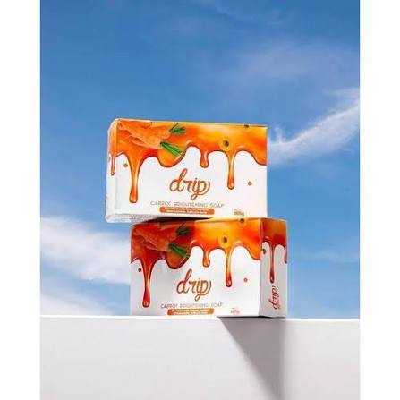 Drip Carrot Brightening Soap X 165g - 1 Pack of 4 Soap