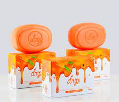 Drip Carrot Brightening Soap X 165g - 1 Pack of 4 Soap