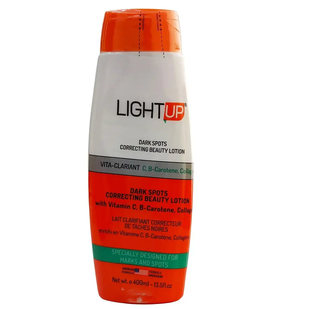 Light Up Lotion – 400ml Vitamin C + Collagen Skin Clarifying Care - 0ne bottle
