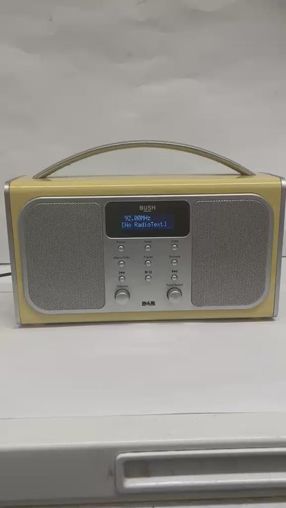 Bush Bluetooth Stereo DAB/FM Portable Radio Cream