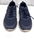Skechers Navy Blue Trainers UK 7/EU 41 - Lightweight Lace-Up Walking Shoes