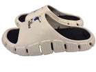 Men’s Cushioned Slide Sandals – Beige Thick Sole Comfort Slippers – Size 43/44