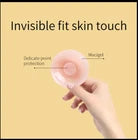 4pcs -2 pairs Self Adhesive Round Reusable Invisible Silicone Nipple Cover Pads