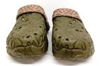 Unisex Clog Slip-On Sandals – Green & Beige – UK 10.5/EU 45