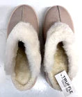 Truffle Collection Women's Pink Faux Fur Platform Slippers UK 7 EU 40 Mule Slip