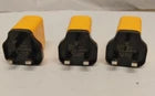 3 Pack Fast USB Wall Charger – UK Plug – Yellow