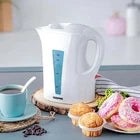 1.7L Geepas 2200W Rapid Boil Jug White Cordless Electric Kettle