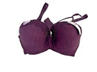 Women’s Lace Trim Padded Bra – purple – Size 36/80
