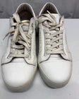 Android Homme White Leather Low-Top Trainers Sneakers – UK 9.5 (EU 44)