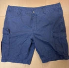 M&S Men’s Cargo Shorts Size 42 Waist - Dark Blue
