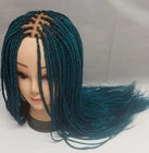 Bluish-Green Plaited Wig – 16 Inches – Neat and Stylish Braids