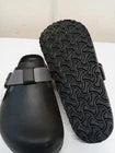 Black Slip-On Clogs with Buckle Strap – Size UK 7.5 / EU 41