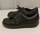 Kickers Black Leather Lace Up Shoes EU 40/UK 6