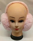 Women’s Winter Faux Fur Ear Muffs – Soft & Warm – Pink