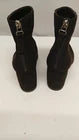 Women’s Black Suede-Effect Heeled Ankle Boots – Size 5.5