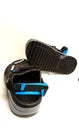 Brand New Unisex Crocs Sandals - Black Blue Strap - Size UK 9.5