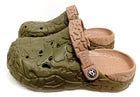 Unisex Clog Slip-On Sandals – Green & Beige – UK 8/EU 42