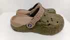 Unisex Clog Slip-On Sandals – Green & Beige – UK 8/EU 42