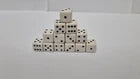 12pcs Standard White Dice – Black Dots – Classic Game Dice Set