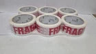6 Rolls – FRAGILE Packing Tape – Strong Parcel