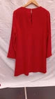 Finery London Women’s Red Long Sleeve Shift Dress – Size 14
