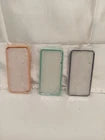 x3 Samsung Galaxy S23 Plus Phone Cases – Dark Blue / Light Blue / Orange Pink