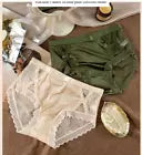 5 Pack Satin Lace Women's Underwear - Sexy Hollow Out Mid-Waist Hip Lift Pants