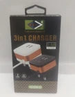 FIL 3-in-1 Charger – Dual USB Port – Fast Charging 2.4A Output.