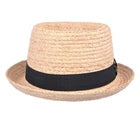 Maz Raffia Straw Pork Pie Hat – Natural | Size: Medium (57cm)