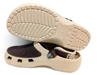 Women’s Clog Slip-On Sandals – Brown & Beige – UK 7.5 / EU 41.5