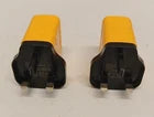 3 Pack Fast USB Wall Charger – UK Plug – Yellow