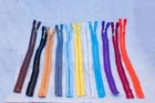 12 x Assorted Nylon Coil Zippers – 12 Colours – Multi-Pack for Sewing & Crafts
