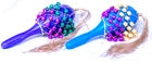 2 x Mini Shekere Beaded Percussion Shaker – Handheld African Rhythm Instrument