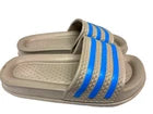Men’s Grey & Blue Slide Sandals – Size 43