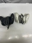 2 × Microsoft Xbox 360 Wired Controllers – Untested – For Parts or Repair