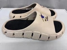 Men’s Cushioned Slide Sandals – Beige Thick Sole Comfort Slippers – Size 42