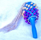 2 x Mini Shekere Beaded Percussion Shaker – Handheld African Rhythm Instrument