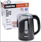Geepas Electric Black Cordless Kettle 1.7L – Rapid Boil, Auto Shut-Off