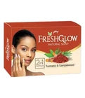 FreshGlow Natural Soap – Turmeric & Sandalwood (4 Pack)