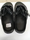 Black Slip-On Clogs with Buckle Strap – Size UK 8/ EU 42